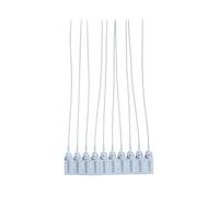 100x 37cm White Heavy Duty Numbered Plastic Security Seals - Tamper Evident, Pull-Tight with Smooth Strap - Sequentially Numbered for Courier, Storage, Logistics & Asset Protection