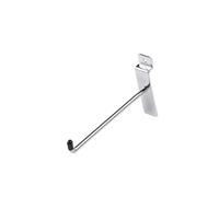 100x 6 INCH 6" SLATWALL Slat Board Hooks Accessory Single Prong Shop Retail Display