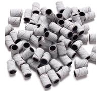 100x 80/120/180/240Grit Machine Drill Bits Sanding Bands Set For Drill File Acrylic Nails Gel Removing