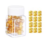 100x Dreadlocks Beads Decorations Pendants Metal for Hair Accessory Gold 100 Pieces