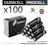 100x Duracell Industrial AA Batteries Professional Alkaline Procell AA MN1500
