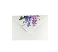 100x Elegant White Flowers Pattern Envelopes Paper Construction Ideal for Creative Projects and Gift Giving Paper Envelopes