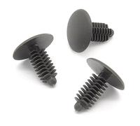 100x Fir Tree Style Clip, Dark Grey, 7mm hole, 18mm head
