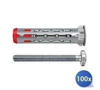 100x Fischer Dowel Duohm S Pz Fixing For Panels Hole MM 8 M4X55