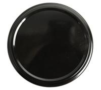 100x Glass Jar Lids Twist Off 82mm Metal Replacement Caps for Jam Honey Pickle Vegetables Fruits Plain Colors Metal Preserving Lid (Black)