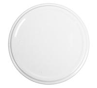 100x Glass Jar Lids Twist Off 82mm Metal Replacement Caps for Jam Honey Pickle Vegetables Fruits Plain Colors Metal Preserving Lid (White)