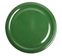 100x Glass Jar Lids Twist Off 82mm Metal Replacement Caps for Jam Honey Pickle Vegetables Fruits Plain Colors Metal Preserving Lid (Green)