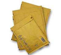 100x Gold Padded Bubble Envelopes 230x340mm Peel & Seal Padded Mailers (Pack of 100)