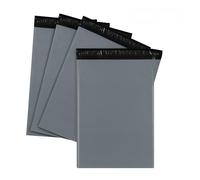 100x Grey Mailing Bags 13x19 (33x48cm) | Recycled, Waterproof & Tear-Resistant Self-Seal Poly Mailers for Shipping & Packaging