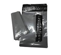 100x Grey Mailing Courier Postal Bags - 9" x 12"