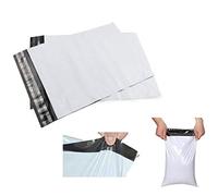 100x Grey White Plastic Strong Packaging Postal Polythene Mailing Bag Mail Bags UK (23 x 28 inch (584 x 711 mm))