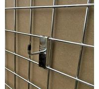 100x Grid MESH Hooks Accessory Single Prong Shop Display (2 INCH)