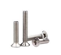 100x M1.6 x 4mm POZI COUNTERSUNK MACHINE SCREWS POZIDRIVE BOLTS STAINLESS STEEL