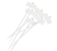 100x Marker Cable tie 100 x 2,5mm White ; markable Write on 25x8mm