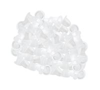 100x Microblading Pigment Cup Caps Silicone Ink Holder Tattoo Supply M