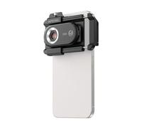 100X Mobile Phone Microscope Lens with LED UV Lights, Built-in CPL Filter, Universal, Battery Powered Attachment - Quick Focus, Portable Design for Biological Science and Inspection