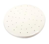100x Non-Stick Round Bamboo Steamer Paper Liner Dumpling Baking Mat 9.5inch
