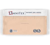 100x Omnitex XL Patient Cleansing Dry Wipes - UK Made | Soft Daily Care & Comfort | High Absorbency, Gentle & Strong | Adult Wipes for Incontinence, Bed Bath & outdoors (1x Pack of 100 wipes)