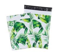 100x Poly Mailer Bag Mailing Postal Bags Gifts Shipping Wrapping Design Pattern Designer Envelope For Parcel Mail 25x33CM (10x13 Inch) - Banana Leaves