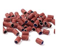 100x Professional Sanding Bands Nail Manicure 80/120 / 150/180 / 240Grit File Sand Piece Set for Drill Bits Manicure Drill File Refill