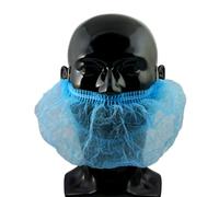 100x PRONETS Made in UK Premium Blue Beard Snoods! Ideal for chefs, doctors, food factories, and nurses, these disposable beard covers are essential for upholding rigorous hygiene standards.