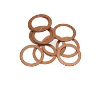 100x Seal Ring, oil drain plug Copper 746.520.100 FA1 for FORD CITROËN PEUGEOT