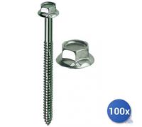 100x Self-Tapping Screws Kovervit CHROMITING® Mustad BS Head With Key
