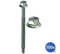 100x Self-Tapping Screws Kovervit Chromiting&Reg; Mustad Head With Key E-100