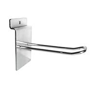 100x Slatwall Euro Hooks Accessory Single Prong Shop Display 4 INCH