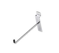 100x SLATWALL HOOKS ACCESSORY SINGLE PRONG SHOP SLATBOARD DISPLAY (10 Inch)