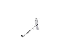 100x SLATWALL HOOKS ACCESSORY SINGLE PRONG SHOP SLATBOARD DISPLAY (4 Inch)