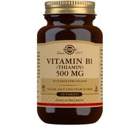 100x Solgar Vitamin B1 500mg Vegetarian Tablets Vegan - Sugar, Salt, Starch Free