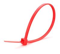 100x Strong Quality Red Cable Ties 370mm x 4.8mm - Heavy Duty Heat & Cold Resistant Zip Ties