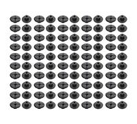 100x Unthreaded Plastic Nuts Black 4mm for Wheel Arch Trim Panel Splash Guard Undertray Bumper Part No: 2019900050 51711958025