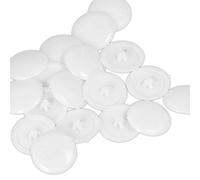 100x White Pozi Screw Cover Caps 13mm Head Push Fit