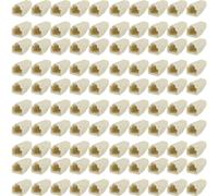 100x White RJ45 Strain Relief Network Cable CAT5/6 Connector Boot Cover Cap End