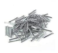 100x Zinc Plated Steel Express Nails, 6mm x 60mm Brick Concrete Masonry Timber Frame Rapid Hammer Set Anchors