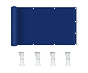100x100 cm Dark Blue Waterproof UV Protect e Sail Canopy with Ties Perfect for Patio GarBalcony Camping & Outdoor Sune Solu Ideal for Sun Protect & Easy at