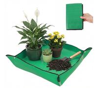 100x100cm Plant Repotting Mat for Indoor Plants, Tear-Resistant Super Thick Potting Mats, Double-Sided Waterproof Portable Planting Mat Tray Succulent Soil Mess Control for Mess-Free Indoor Gardening