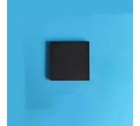 100x100mm Pressureless Sintering Silicon Carbide Ceramics Heat Dissipation Substrate for Scientific Research(Thick: 5mm)