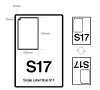 100x150mm S17 Integrated Labels Sticky A4 Address Sheet Ebay/Amazon Royal Mail (500)