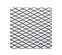 100x33cm Aluminium Racing Car Bumper Grille Grill Mesh Net Vent Universal Protector Home Garden(BK Diamond 10x20mm)