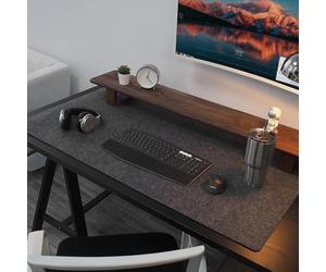 100X40cm Felt Desk pad, Large Mouse pad, Felt pad, Table Protection and Organizer, for The Office and at Home (Dunkelgrau, 1000 * 400mm)