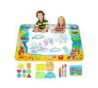 100x70cm Water Doodle Mat with 3 Magic Pens - Non-Toxic Eco-friendly Aqua Magic Board for Creative Play