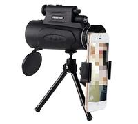 100x90 Monocular With Phone Holder And Tripod Stand Portable Night For Vision Outdoor Monoculars For Birdwatch Screen Magnifier