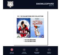 101 AND 102 DALMATIONS DVD 2 MOVIE FILM DISNEY LIVE ACTION Glenn Close New UK R2