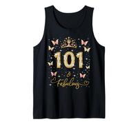 101 and Fabulous, 101 Years Old Women, 101st Birthday Queen Tank Top