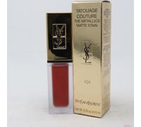 (101 Chrome Red Clash) Yves Saint Laurent Tatouage Couture Matte Stain(Choose Your Shade) 0.2oz New