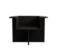 101 Copenhagen Brutus Armchair Coffee Black/Oak