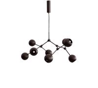 101 Copenhagen Drop Globe Chandelier Mini Burnt Black
